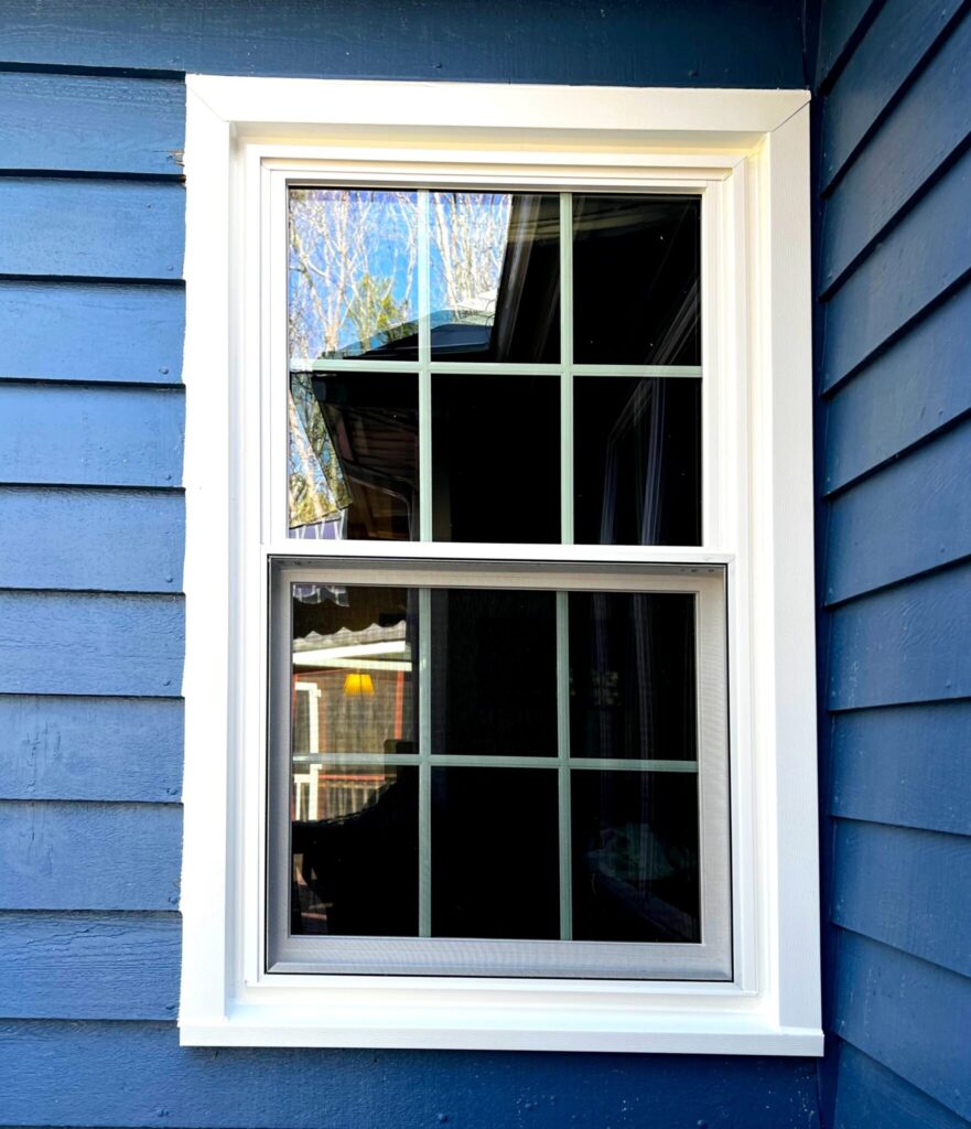 Replacement single-hung window on home in Spotsylvania, VA