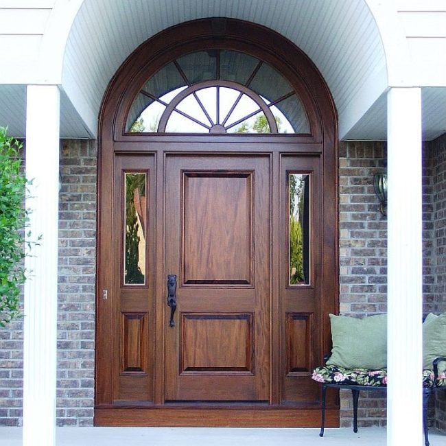 Circle top transom